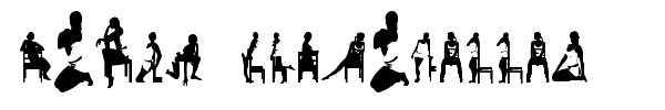 Woman Silhouettes font