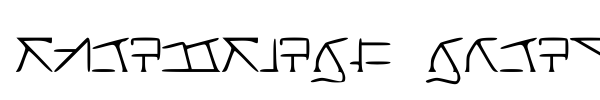 Aeridanish Script font