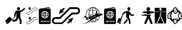Airport Icons font