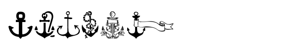 Anchor font