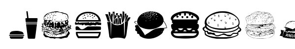 Hamburger font
