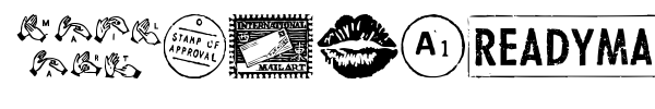 MailArt Graphics font preview