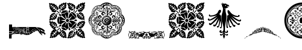 Medieval Dingbats font