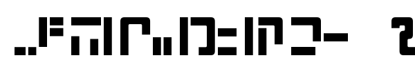 Modern Iaconic font