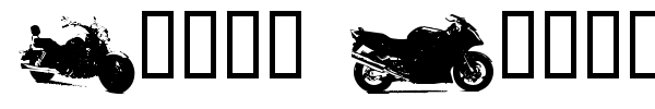 Motor Bikez font preview