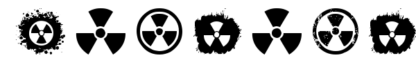 Radiation font