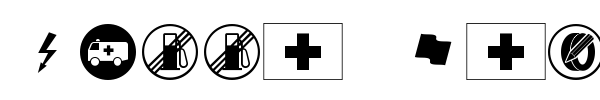 Rally Symbols font