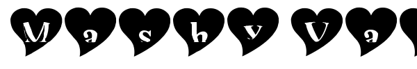 Mashy Valentine font