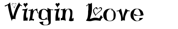 Virgin Love font