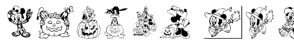 Disney Halloween font