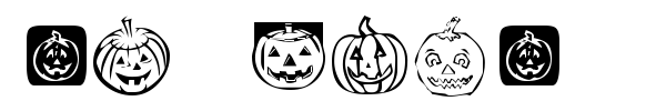 KR Pick A Pumpkin font