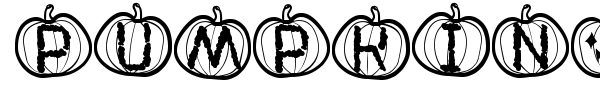 Pumpkin Halloween St font
