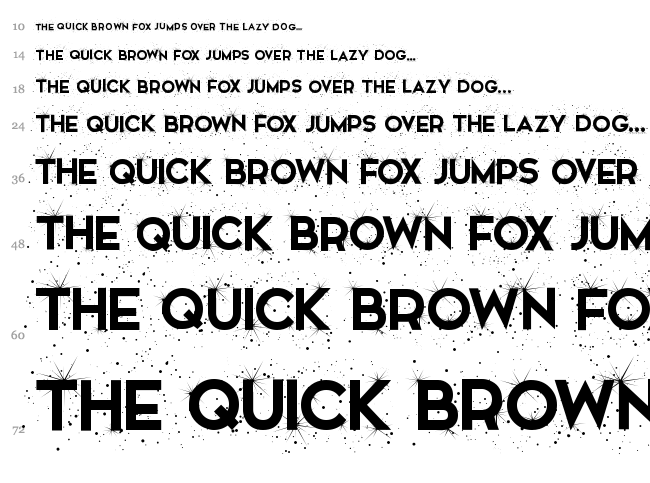 Snowinter font waterfall