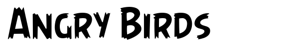 Angry Birds font