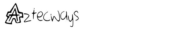 Aztecways font preview