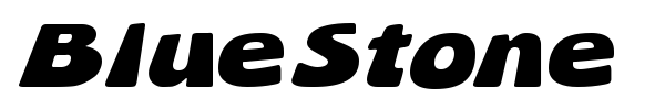 BlueStone font