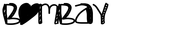 Bombay font