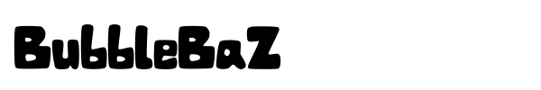 BubbleBaZ font