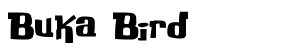 Buka Bird font