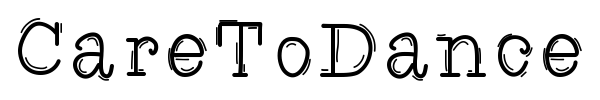 CareToDance font