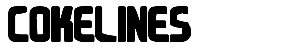 Cokelines font preview
