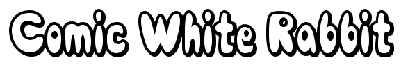 Comic White Rabbit font