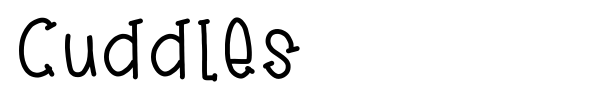 Cuddles font