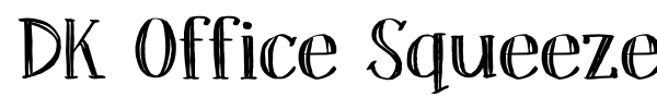 DK Office Squeeze font