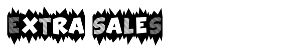 Extra Sales font