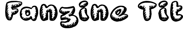 Fanzine Title font