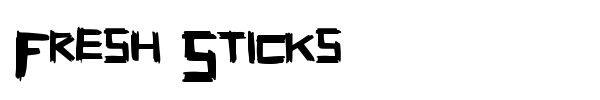 Fresh Sticks font