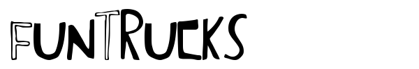 FunTrucks font