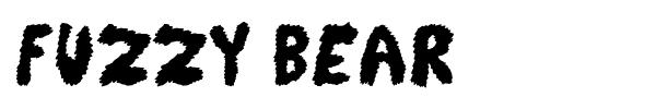 Fuzzy Bear font