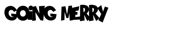 Going Merry font