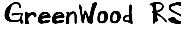 GreenWood RS font
