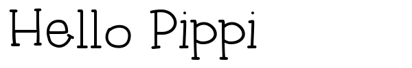 Hello Pippi font