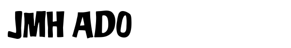 JMH Ado font