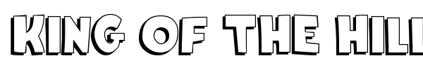 King Of The Hill font