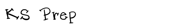 KS Prep font preview