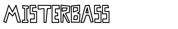 MisterBass font