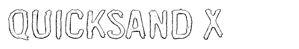 Quicksand X font