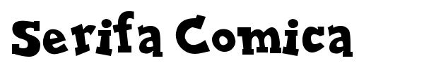 Serifa Comica font