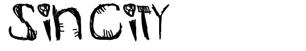 Sin City font