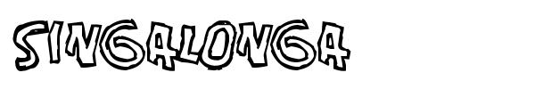 Singalonga font