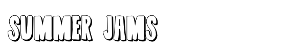 Summer Jams font