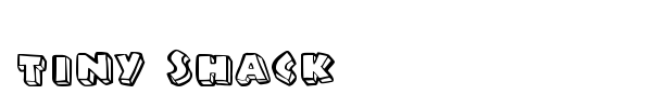 Tiny Shack font