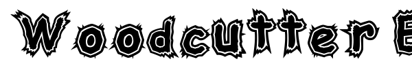 Woodcutter Electric font