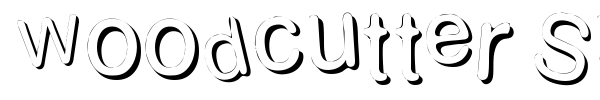 Woodcutter Sutil Shadow font