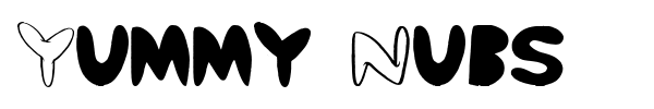 Yummy Nubs font