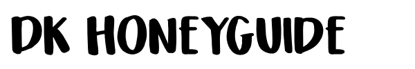 DK Honeyguide font